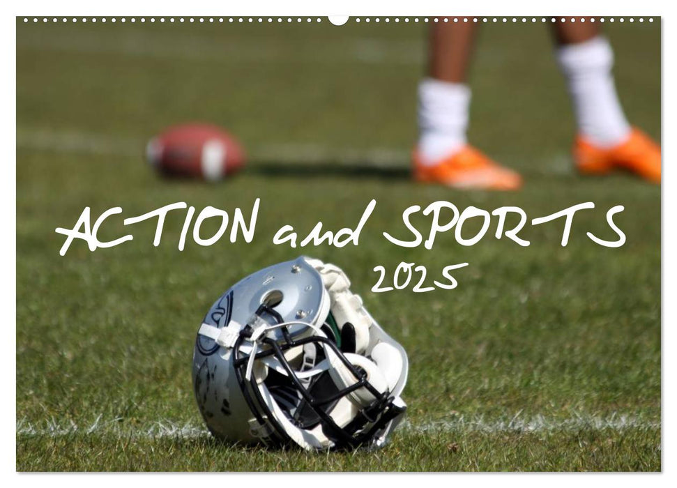 Action and Sports (CALVENDO Wandkalender 2025)