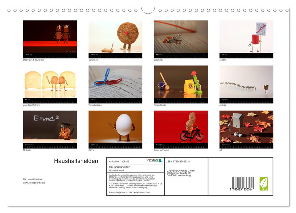 Haushaltshelden (CALVENDO Wandkalender 2025)