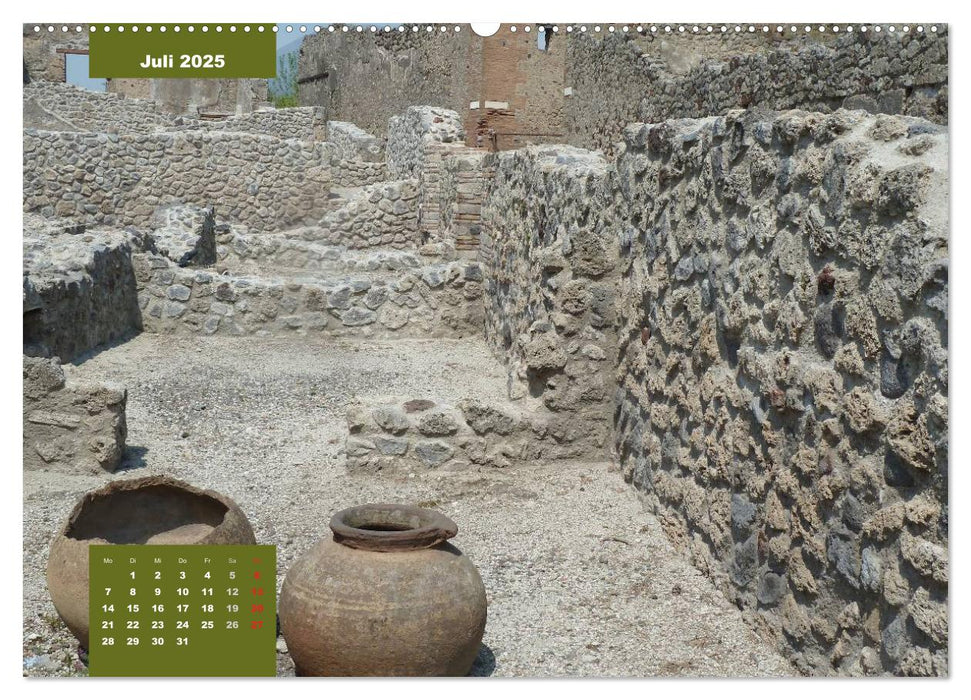 Pompeji-Kalender (CALVENDO Premium Wandkalender 2025)