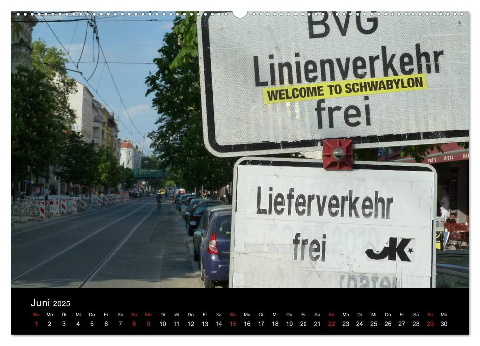 Alternativer Berlinkalender (CALVENDO Premium Wandkalender 2025)