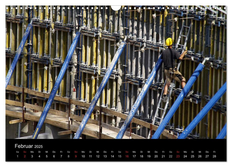 Baustellen (CALVENDO Wandkalender 2025)