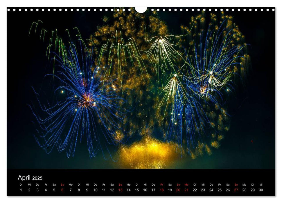 Das Feuerwerk (CALVENDO Wandkalender 2025)