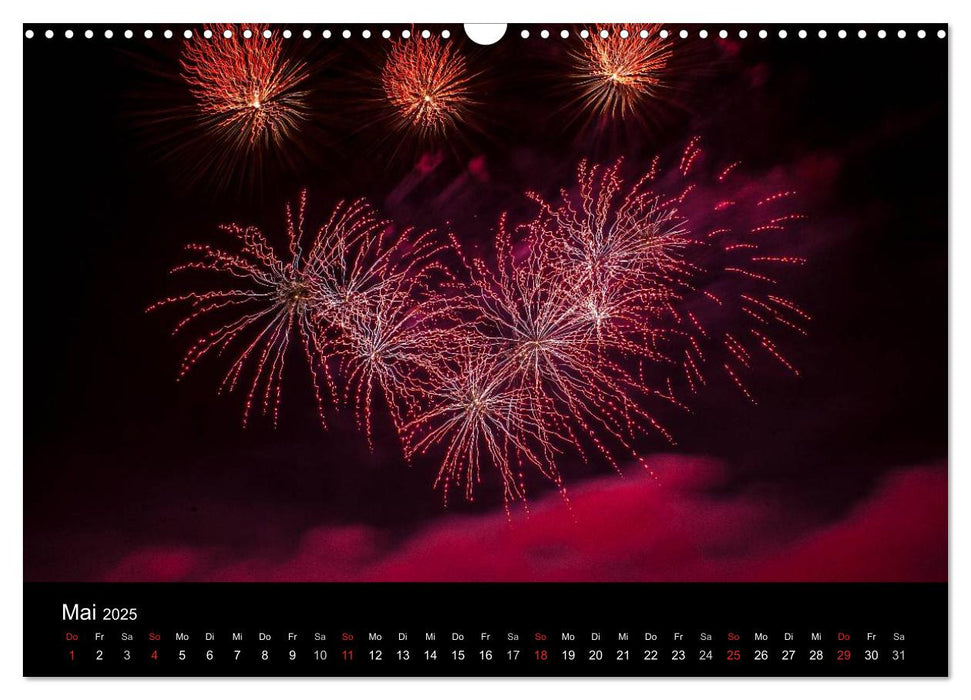 Das Feuerwerk (CALVENDO Wandkalender 2025)