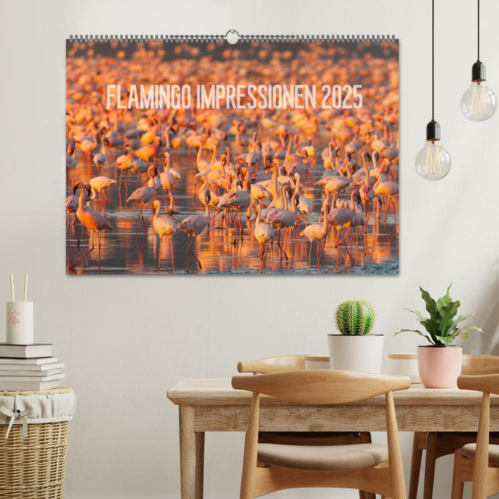 Flamingo Impressionen 2025 (CALVENDO Wandkalender 2025)