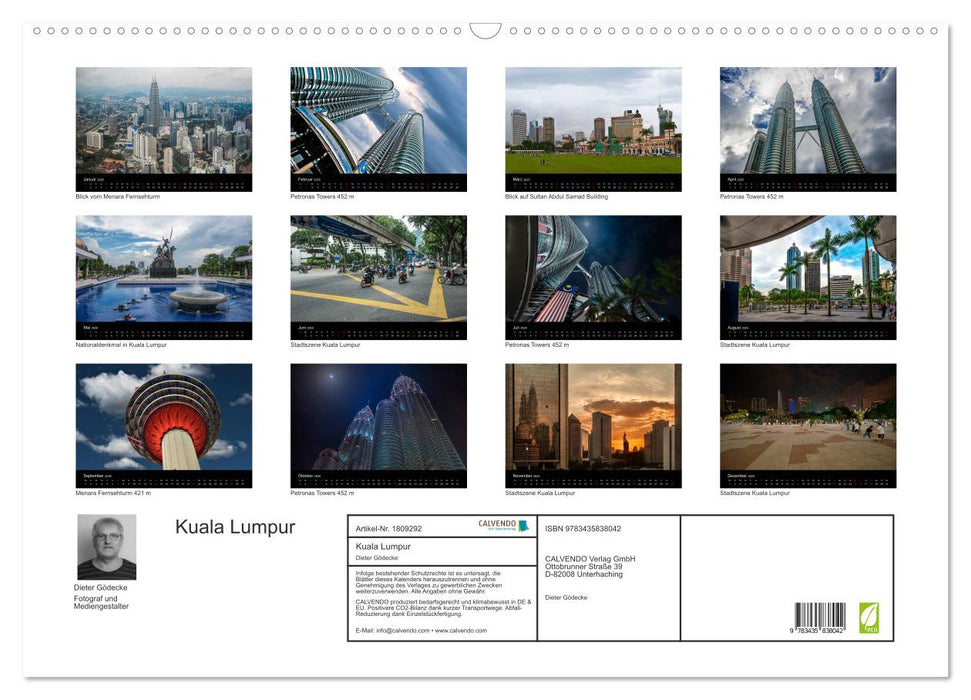 Kuala Lumpur (CALVENDO Wandkalender 2025)