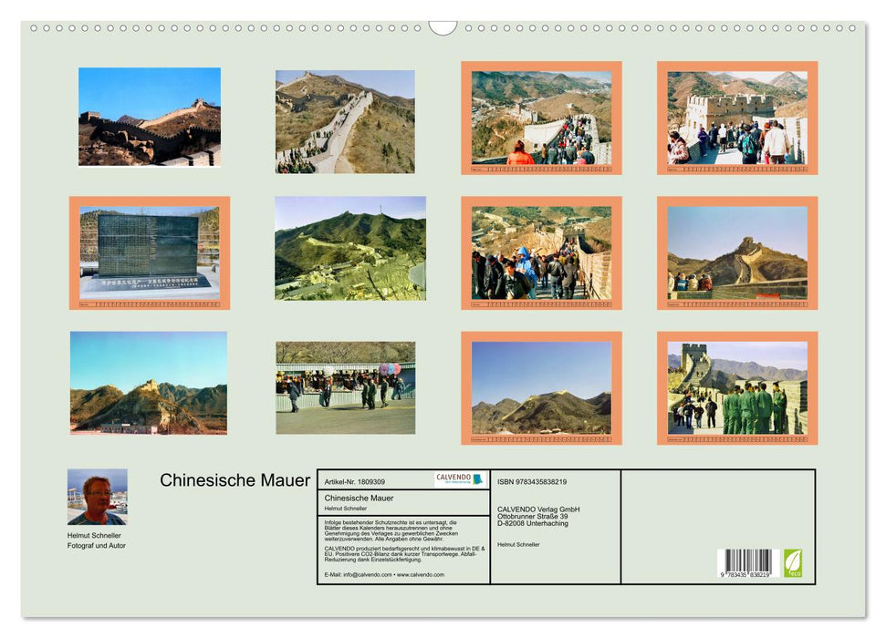 Chinesische Mauer (CALVENDO Wandkalender 2025)