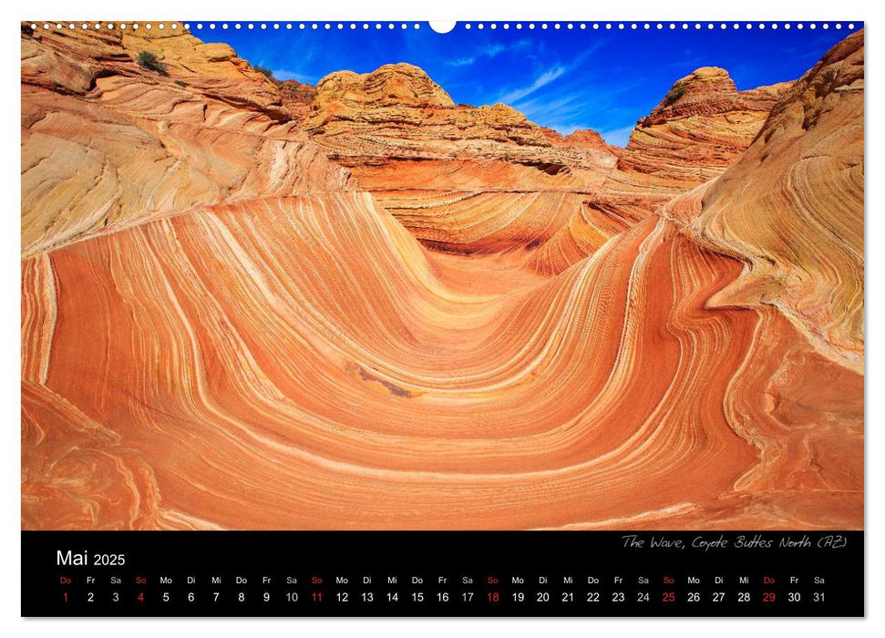 USA Southwest & Hawaii (CALVENDO Wandkalender 2025)