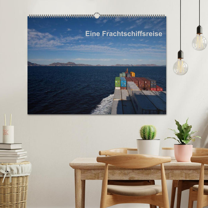 Eine Frachtschiffreise (CALVENDO Wandkalender 2025)