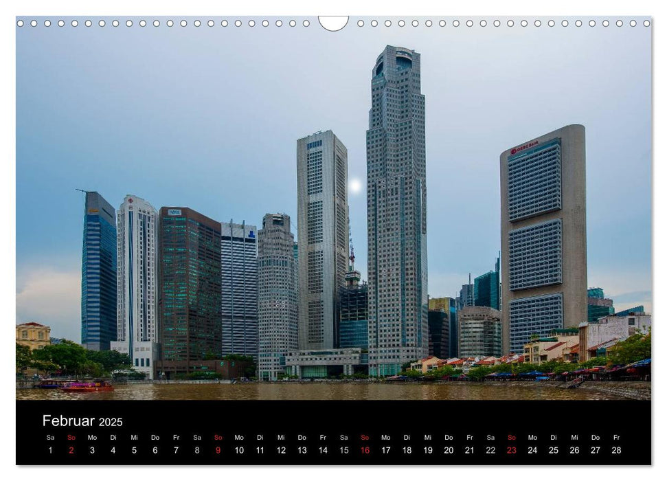 Singapur (CALVENDO Wandkalender 2025)