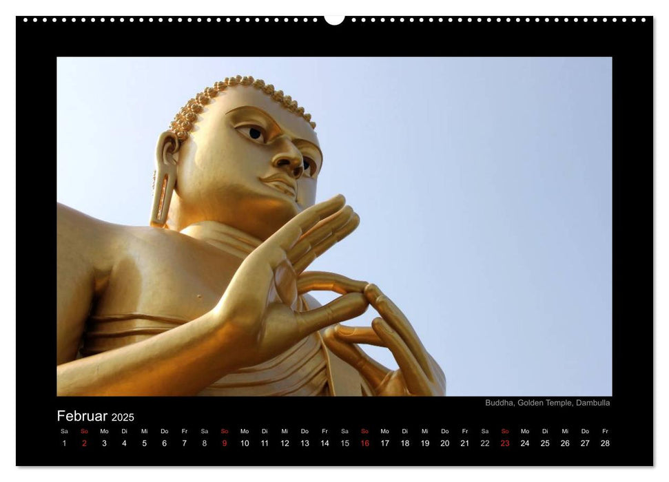 Sri Lanka Impressionen (CALVENDO Wandkalender 2025)