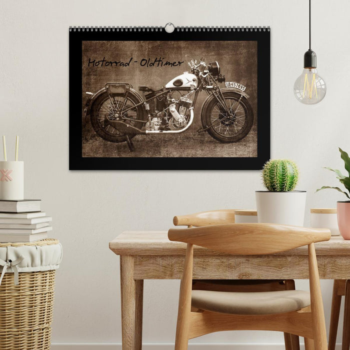 Motorrad Oldtimer (CALVENDO Wandkalender 2025)