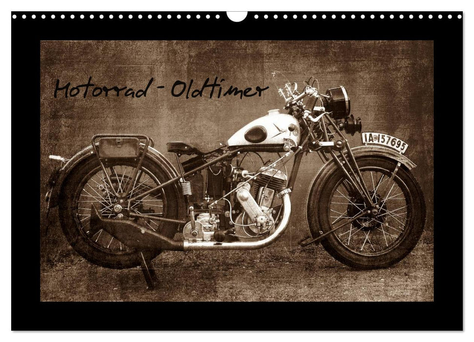 Motorrad Oldtimer (CALVENDO Wandkalender 2025)