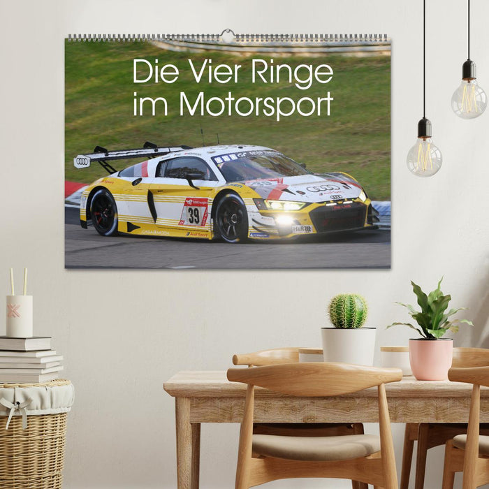 Die Vier Ringe im Motorsport (CALVENDO Wandkalender 2025)