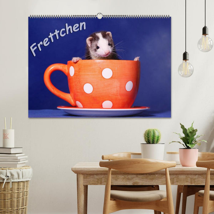 Frettchen - Ferrets (CALVENDO Wandkalender 2025)