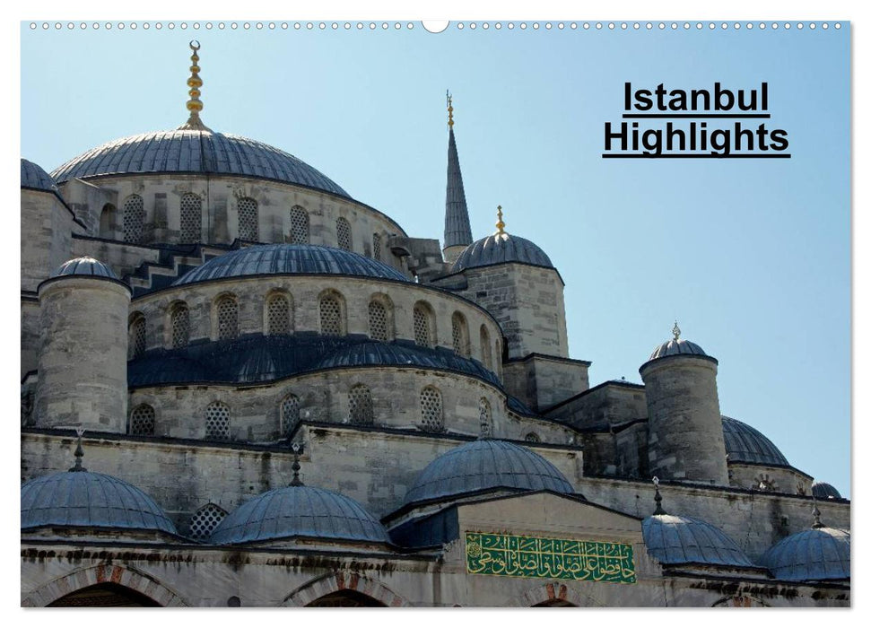 Istanbul Highlights (CALVENDO Wandkalender 2025)