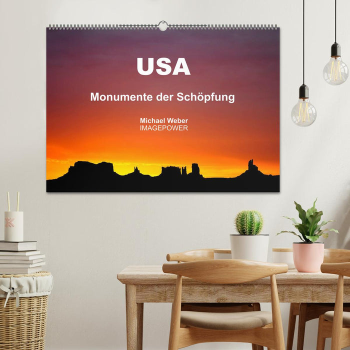 USA - Monumente der Schöpfung (CALVENDO Wandkalender 2025)