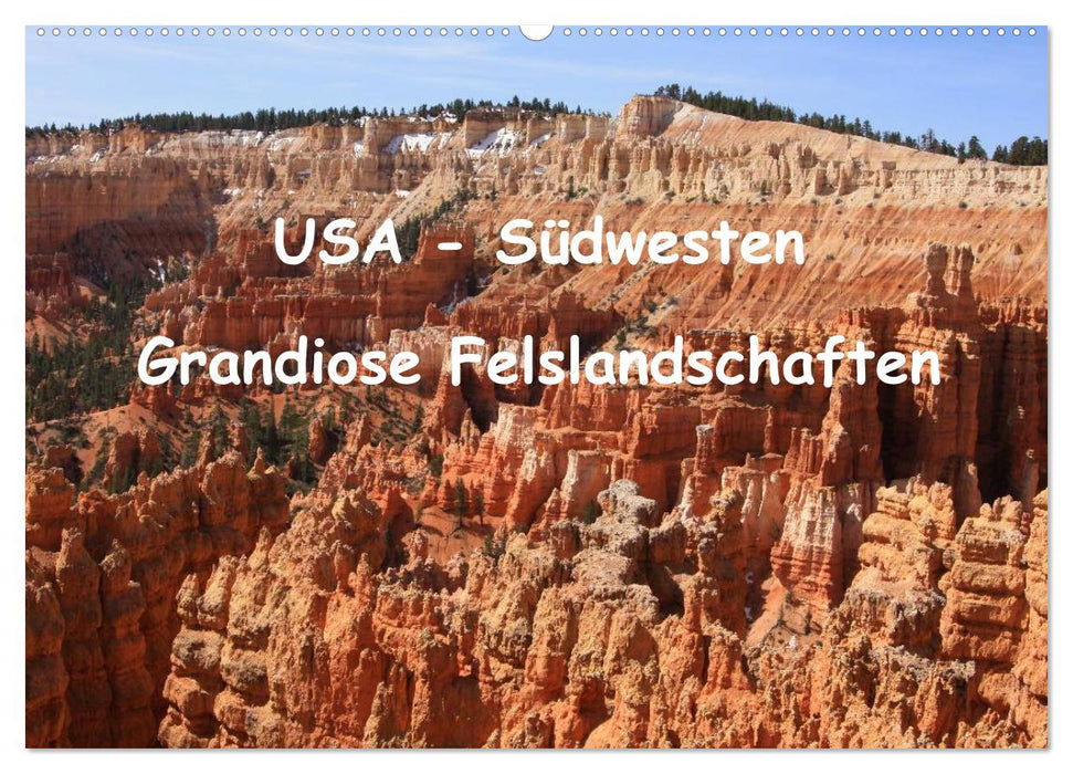 USA - Südwesten (CALVENDO Wandkalender 2025)