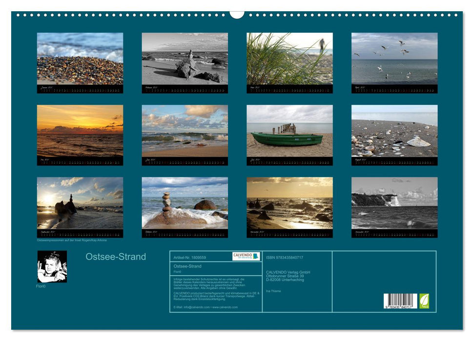 Ostsee-Strand (CALVENDO Wandkalender 2025)