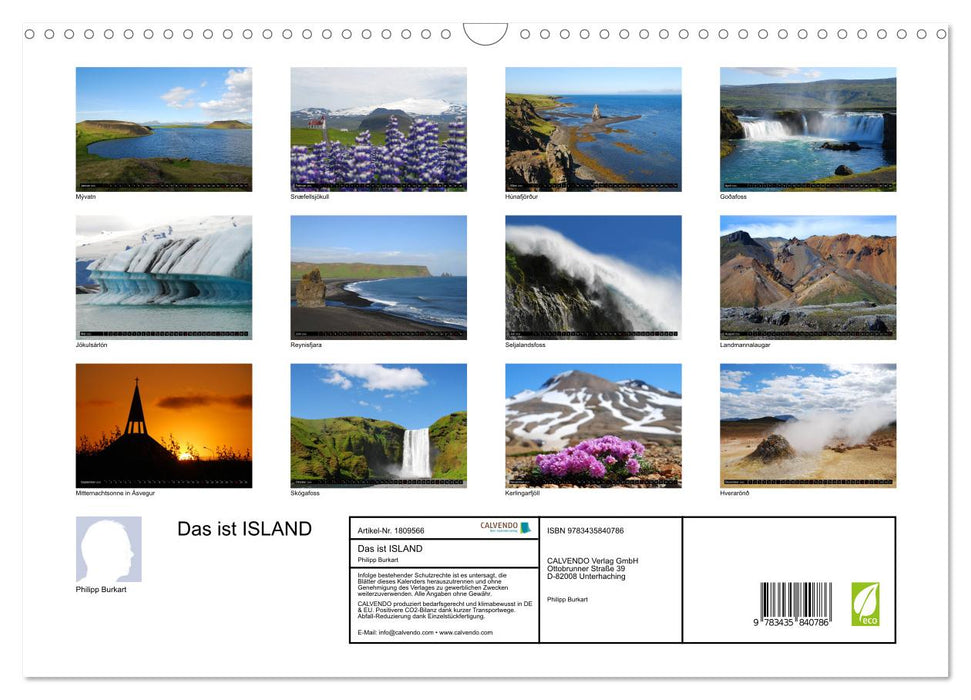 Das ist ISLAND (CALVENDO Wandkalender 2025)