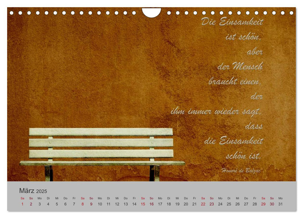 Die Freude und das Lächeln sind der Sommer des Lebens. (CALVENDO Wandkalender 2025)