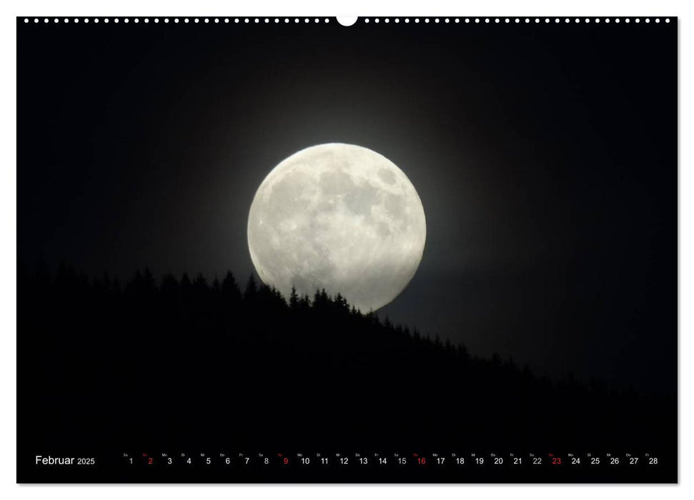 Sonne, Mond und Wolken (CALVENDO Wandkalender 2025)