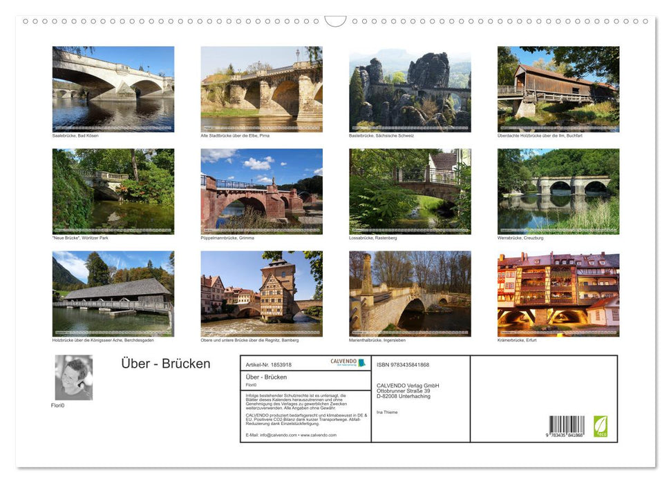 Über - Brücken (CALVENDO Wandkalender 2025)