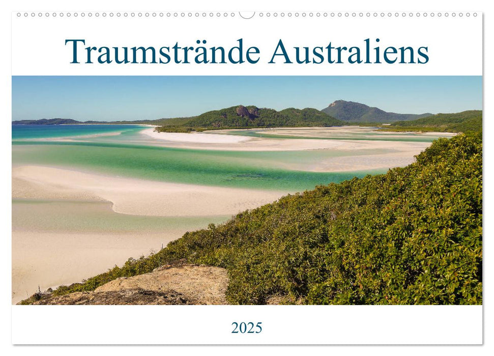 Traumstrände Australiens (CALVENDO Wandkalender 2025)