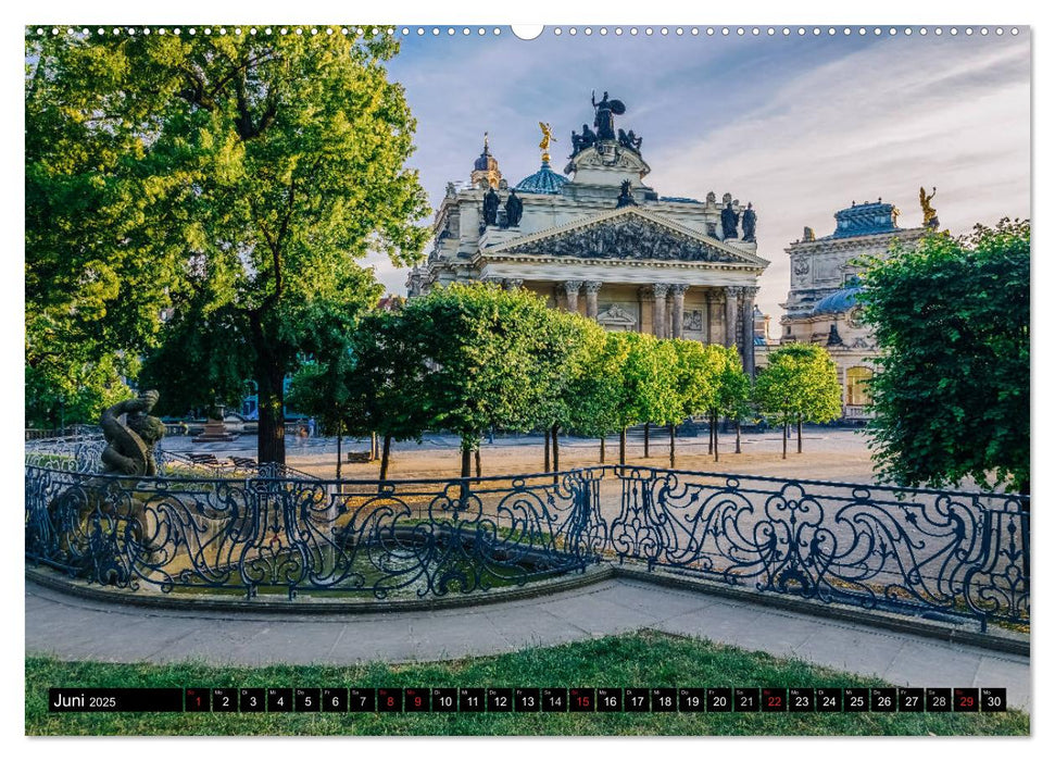 Barockperle Dresden (CALVENDO Wandkalender 2025)