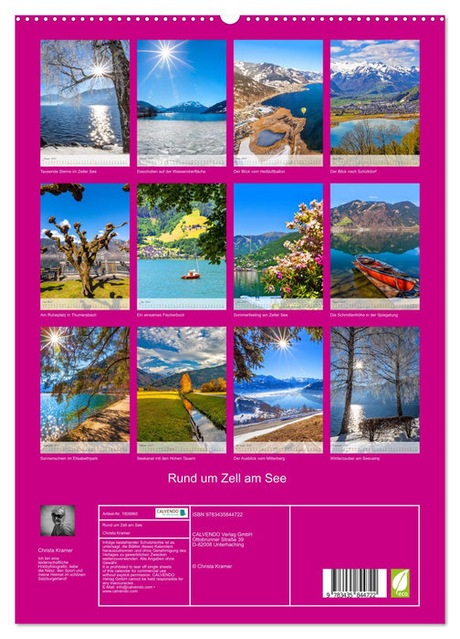 Rund um Zell am See (CALVENDO Premium Wandkalender 2025)