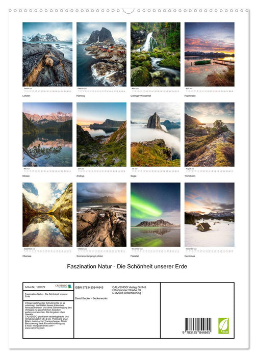 Faszination Natur - Die Schönheit unserer Erde (CALVENDO Premium Wandkalender 2025)