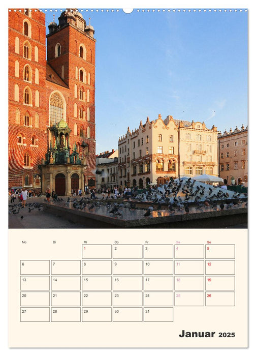 Wunderschönes Krakau (CALVENDO Wandkalender 2025)