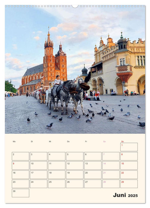 Wunderschönes Krakau (CALVENDO Wandkalender 2025)