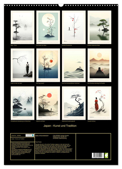 Japan - Kunst und Tradition (CALVENDO Wandkalender 2025)