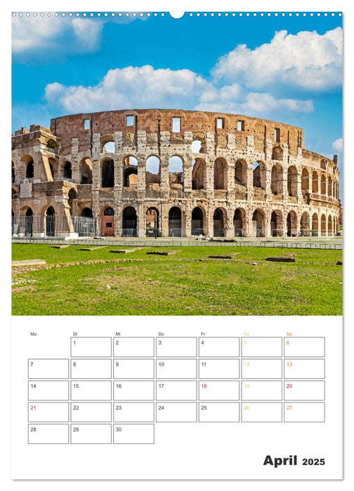 Rom - Kunst, Kultur und Geschichte (CALVENDO Premium Wandkalender 2025)