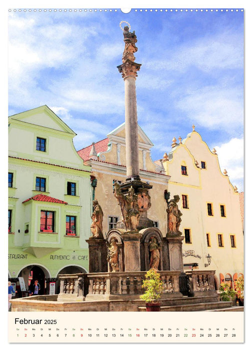 Pestsäulen und Mariensäulen in Tschechien (CALVENDO Wandkalender 2025)