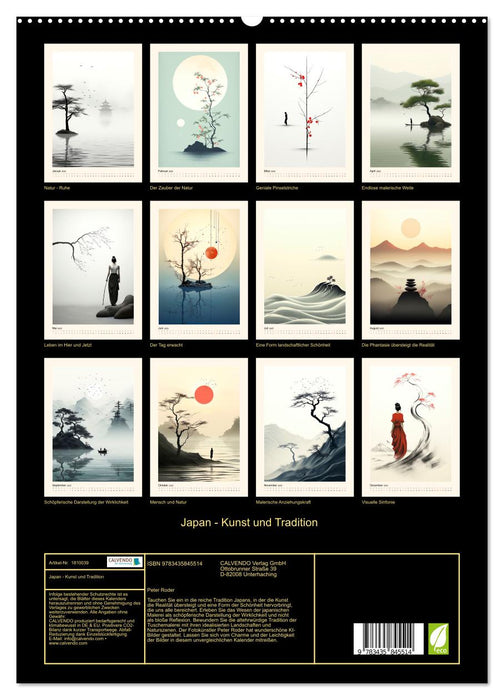 Japan - Kunst und Tradition (CALVENDO Premium Wandkalender 2025)