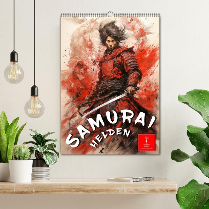 Samurai Helden (CALVENDO Wandkalender 2025)