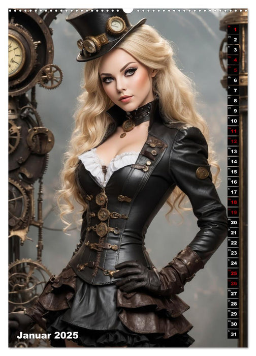 Steampunk Divas (CALVENDO Premium Wandkalender 2025)