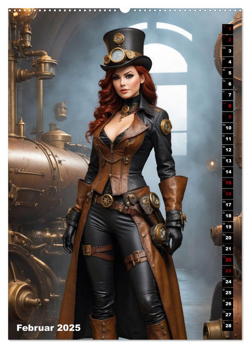 Steampunk Divas (CALVENDO Premium Wandkalender 2025)