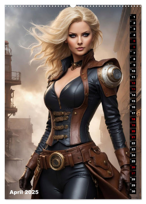 Steampunk Divas (CALVENDO Premium Wandkalender 2025)