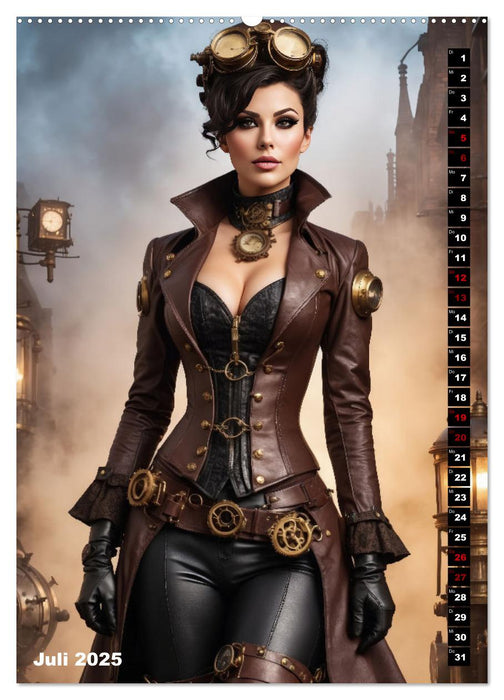 Steampunk Divas (CALVENDO Premium Wandkalender 2025)