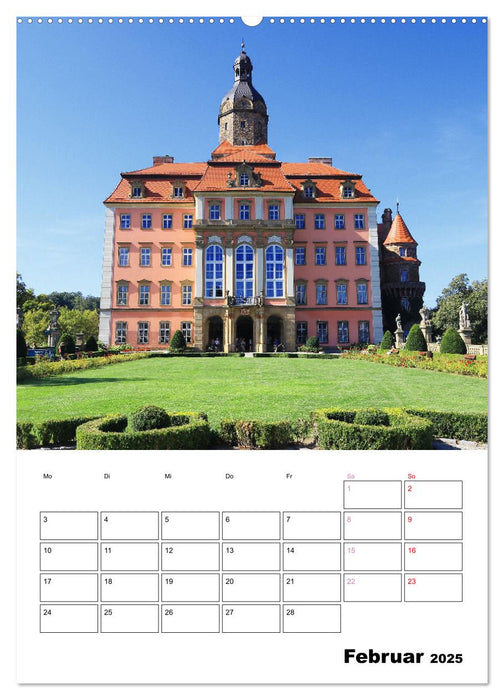 Schloss Fürstenstein in Polen - ein Reiseplaner (CALVENDO Wandkalender 2025)