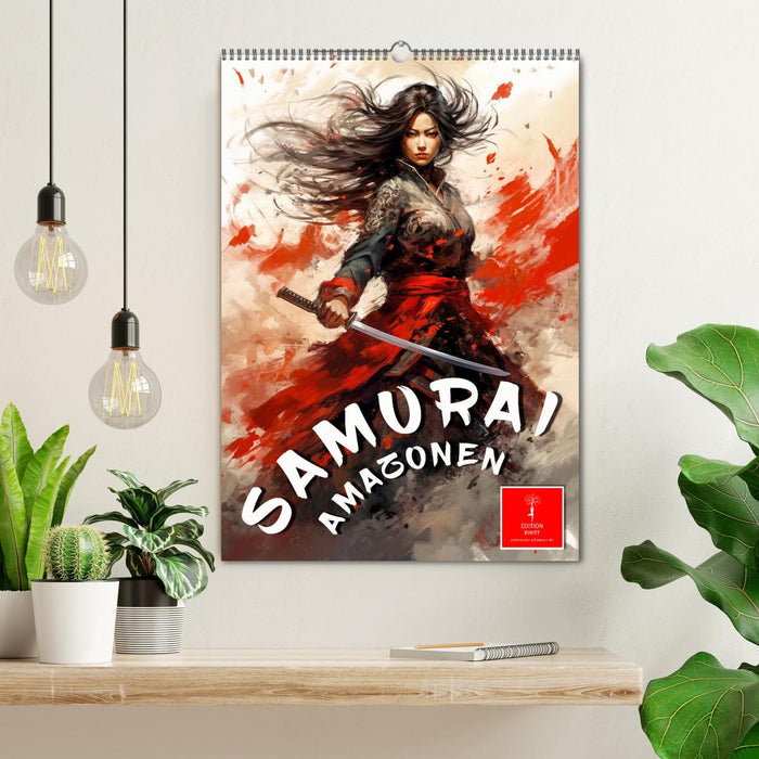 Samurai Amazonen (CALVENDO Wandkalender 2025)