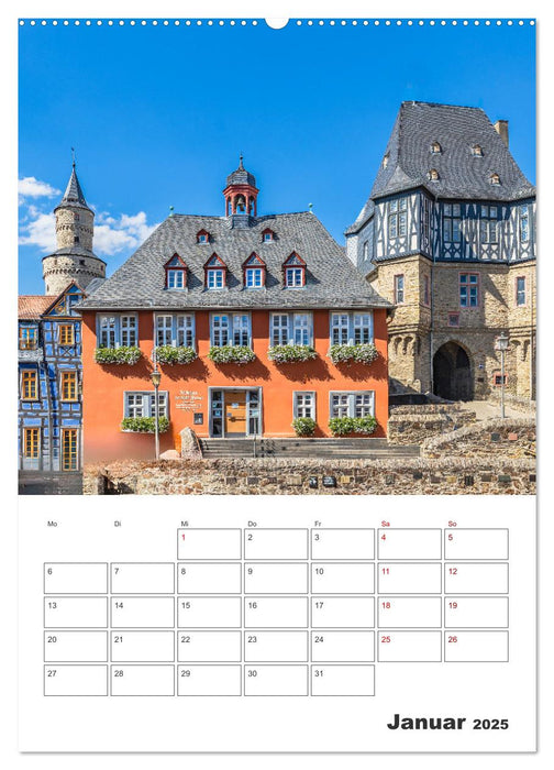 Idstein - Fachwerktraum im Herzen des Taunus (CALVENDO Wandkalender 2025)