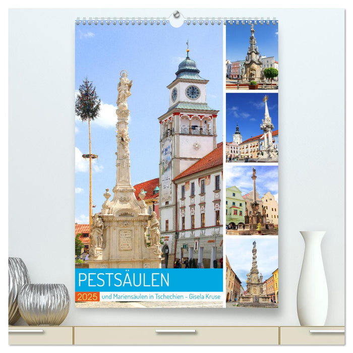 Pestsäulen und Mariensäulen in Tschechien (CALVENDO Premium Wandkalender 2025)
