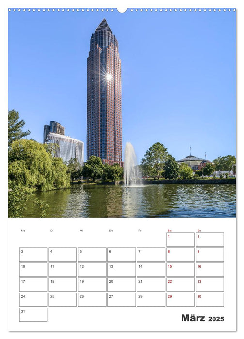 Frankfurt am Main - Impressionen aus der Finanzmetropole (CALVENDO Premium Wandkalender 2025)