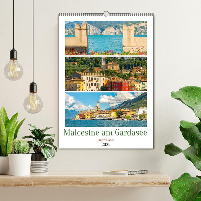 Malcesine am Gardasee - Impressionen (CALVENDO Wandkalender 2025)