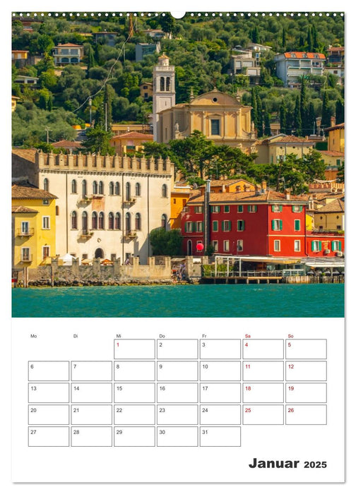 Malcesine am Gardasee - Impressionen (CALVENDO Wandkalender 2025)