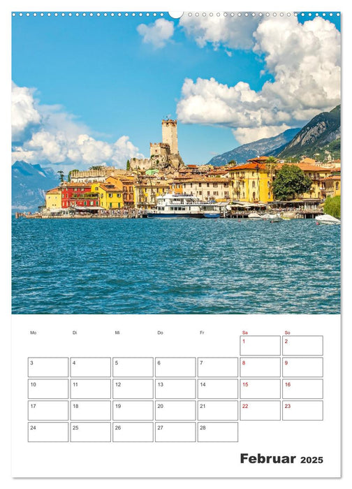 Malcesine am Gardasee - Impressionen (CALVENDO Wandkalender 2025)