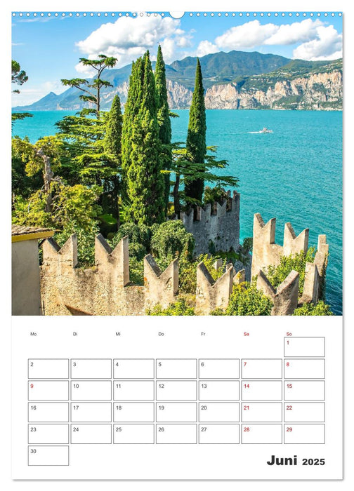 Malcesine am Gardasee - Impressionen (CALVENDO Wandkalender 2025)